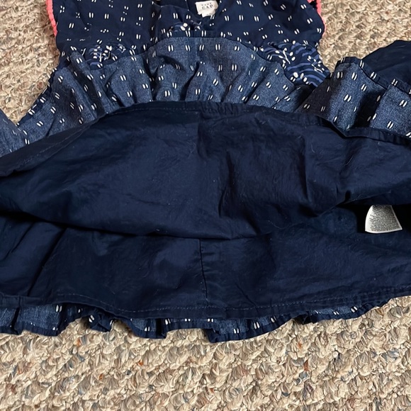 NWOT BABY GAP BUBBLE DRESS BLUE MEDITERRANEAN MIXED PRINTS & DC 18-24 MONTHS - Picture 6 of 8